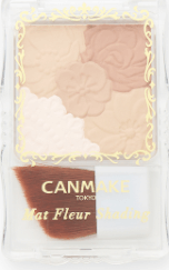 CANMAKE five-color three-dimensional contouring powder with petals, small face soft and dumb contrast powder
